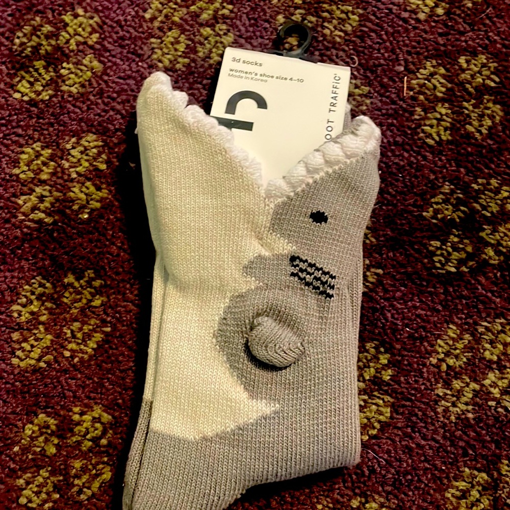 Really cute women’s shark socks